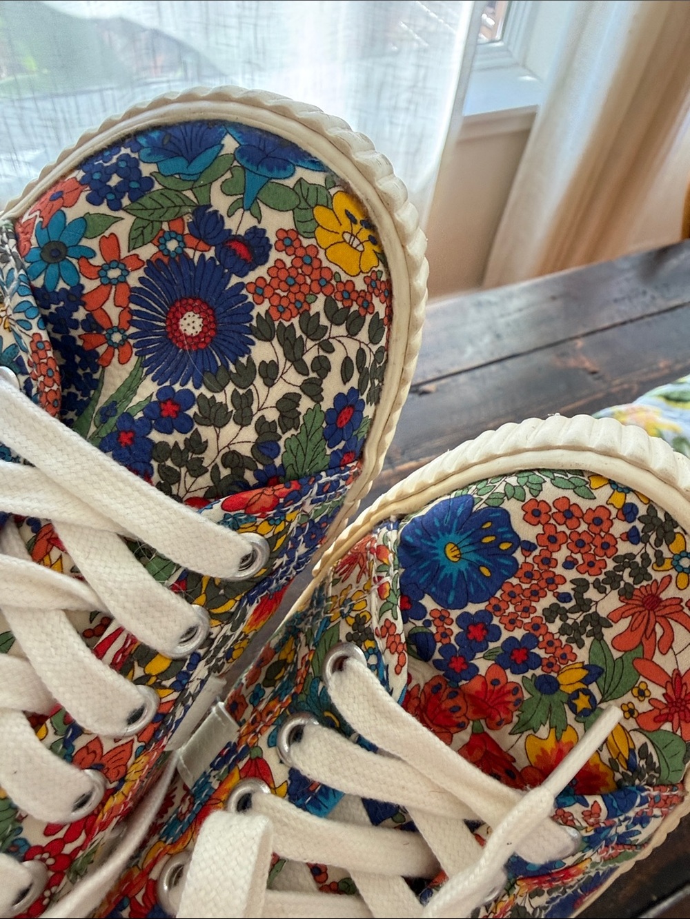 Gola for Jcrew Floral Multi-Color Athletic Sneakers - Picture 6 of 11